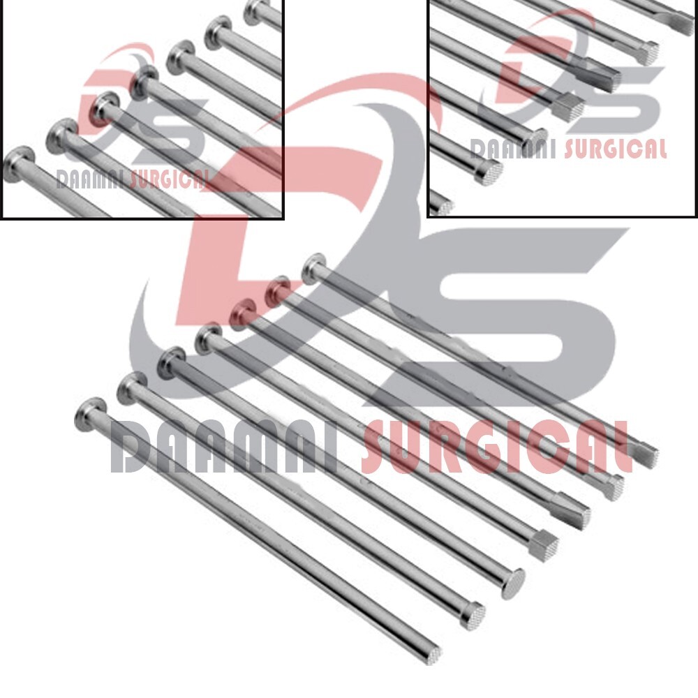 Bone Graft Impactor Set Of 7 Pcs Orthopedic Lumber Cervical Surgical Instruments