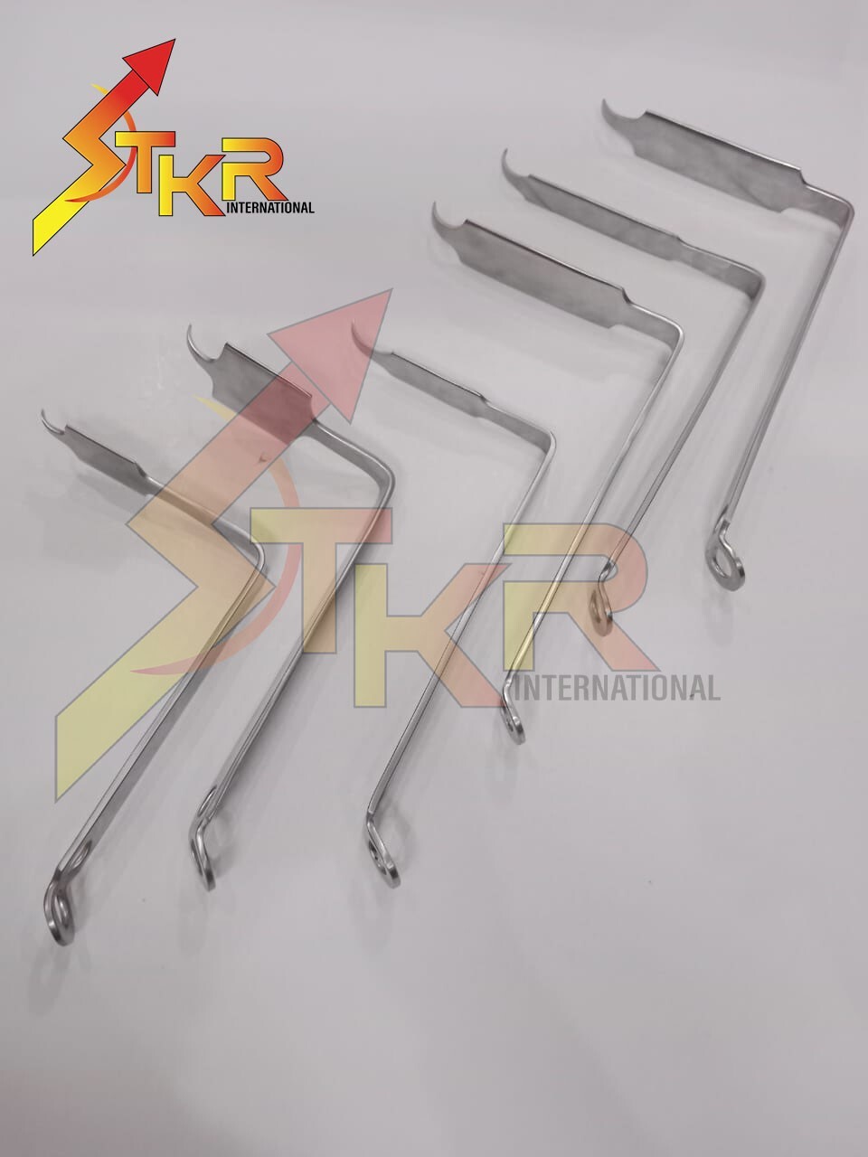Bent Hohmann Knee Retractors Set