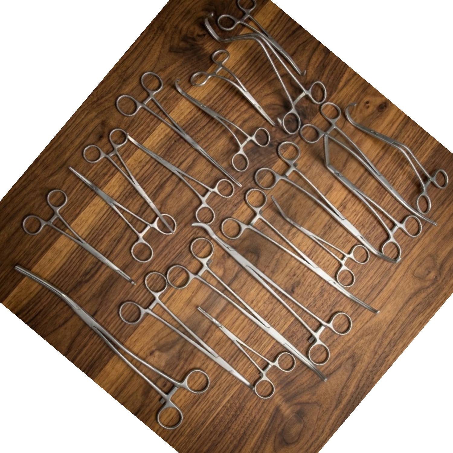 Vascular Clamps Surgery Instruments Debaky 20 Pcs Set Surgical Instruments
