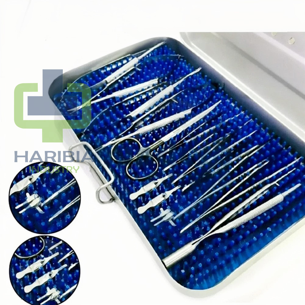 Basic Hand Surgery Set of Micro Surgical Instruments With case