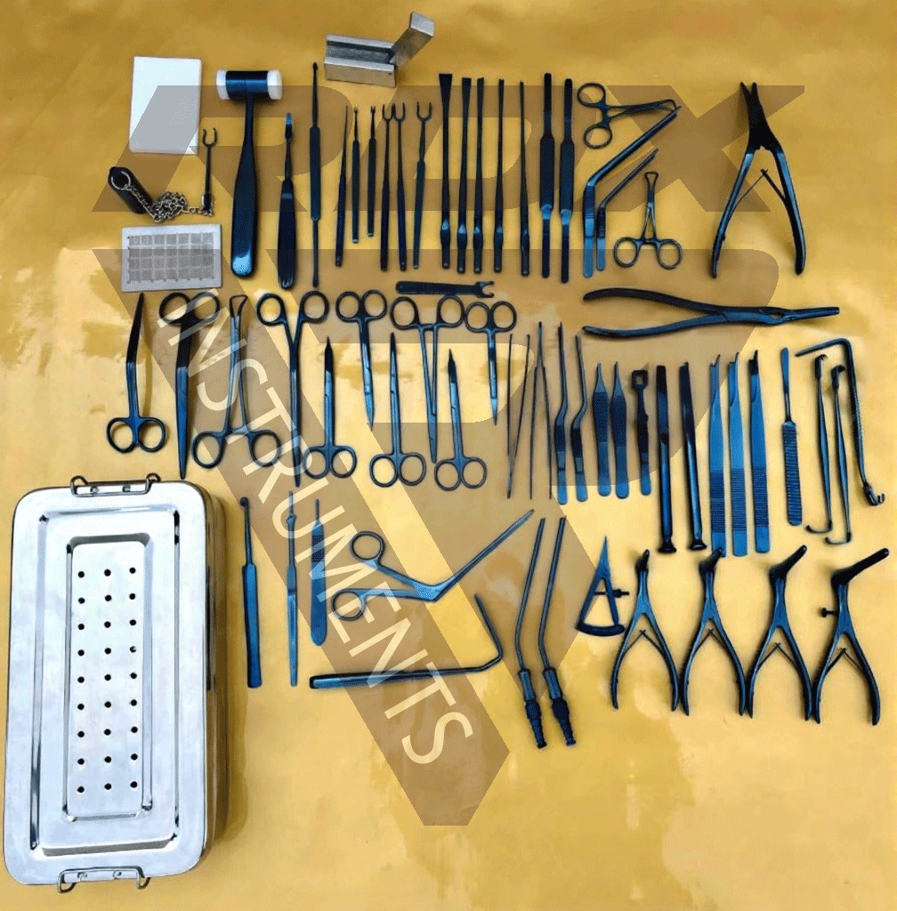 New Rhinoplasty Instruments Set Titanium Coated Nose Surgery Quality With Box