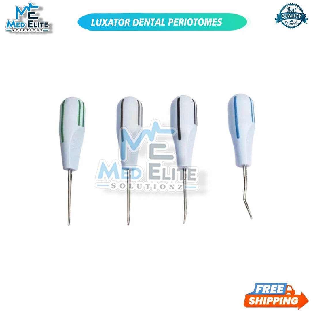 Directa 506333 Luxator Dental Periotomes Short Kit Color Coded
