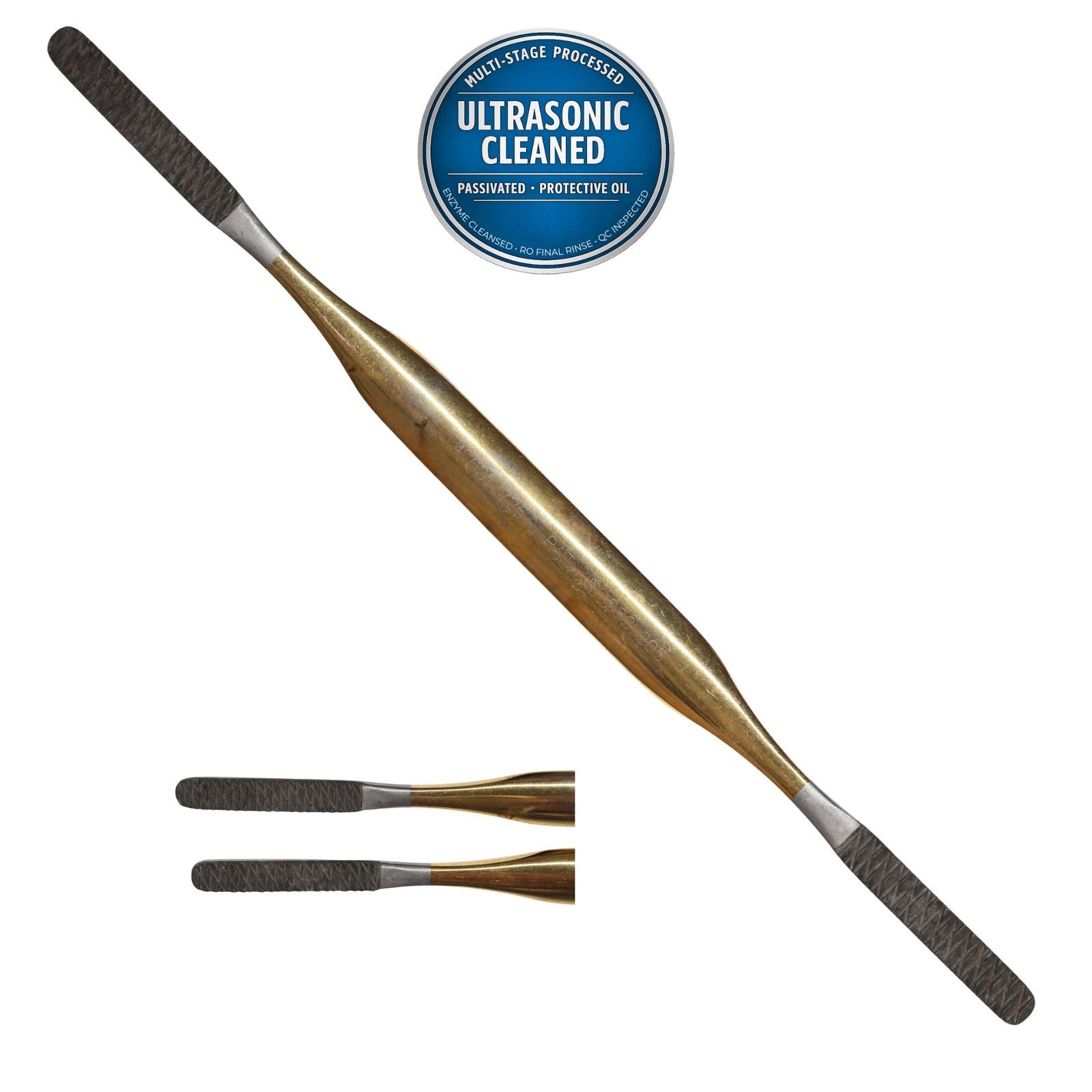 Snowden Pencer 3006 Fomon Rasps, Straight, Double-Ended, TC, #5 #6 Ends, 8-1/4in