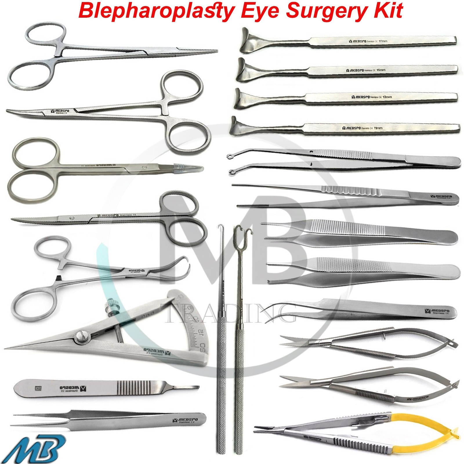 Blepharoplasty Surgery Instruments Ophthalmic Eyelid Retractor Micro Eye Surgery