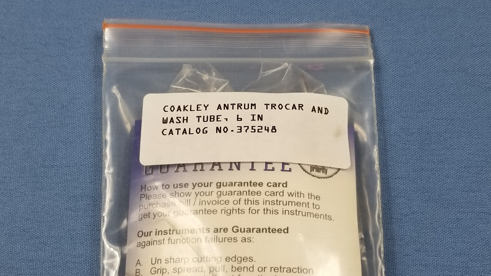 German Stainless Steel Coakley Antrum Trocar And Wash Tube 375248