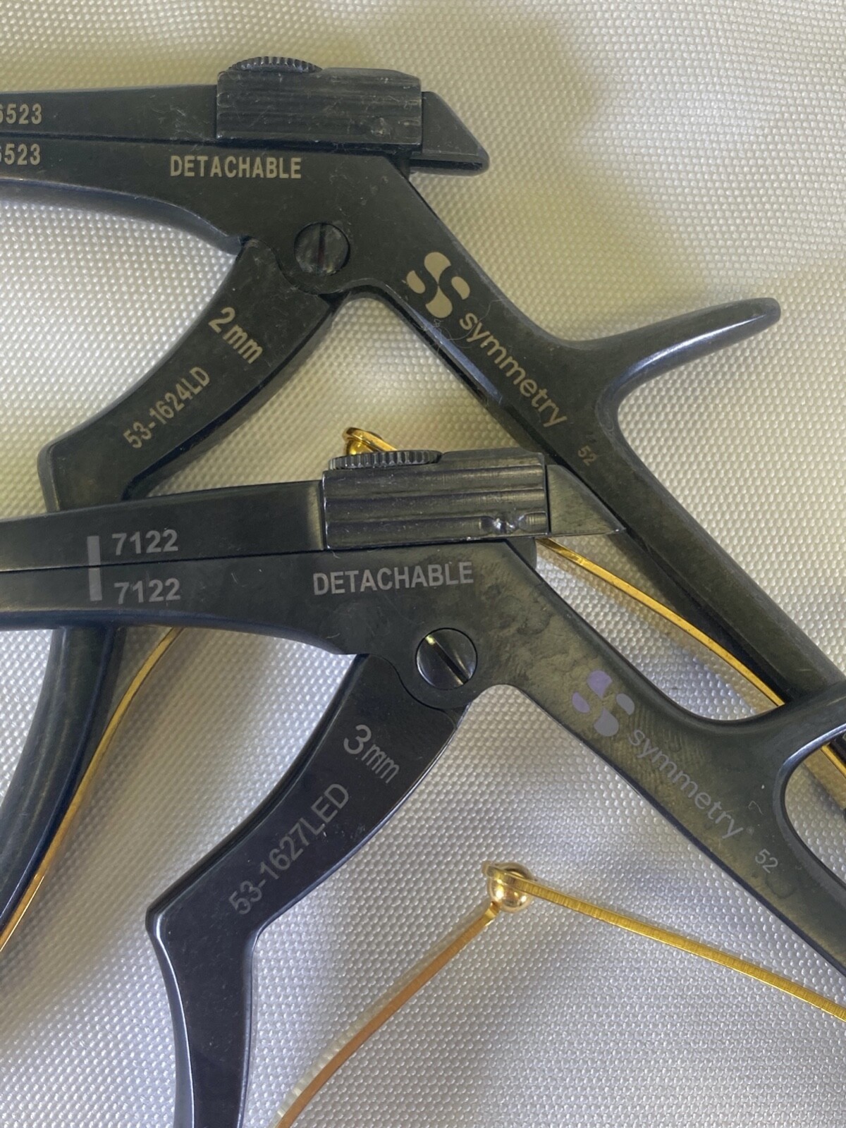 Set of 4 Symmetry Codman Rapid Clean Detachable Lumbar Kerrison Rongeurs 8″