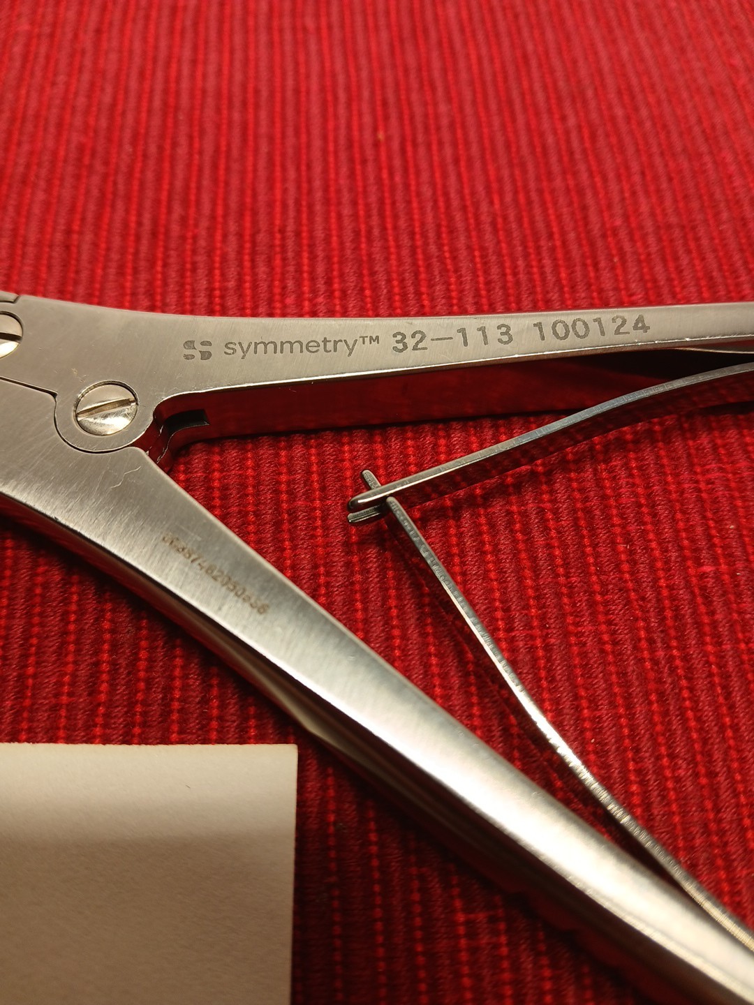 Codman Symmetry Surgical Tungsten Carbide Jaw Pliers 32-113