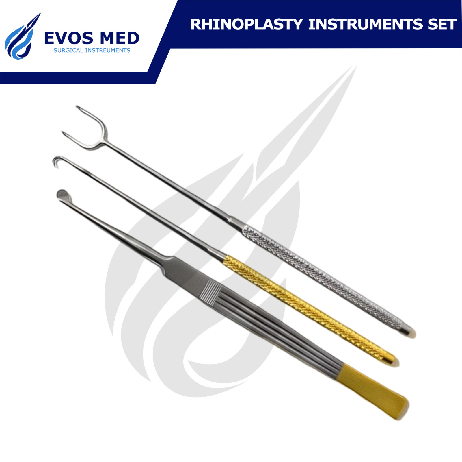 Rhinoplasty Instruments Nose & Plastic Surgery Instruments Set of 50 Pcs