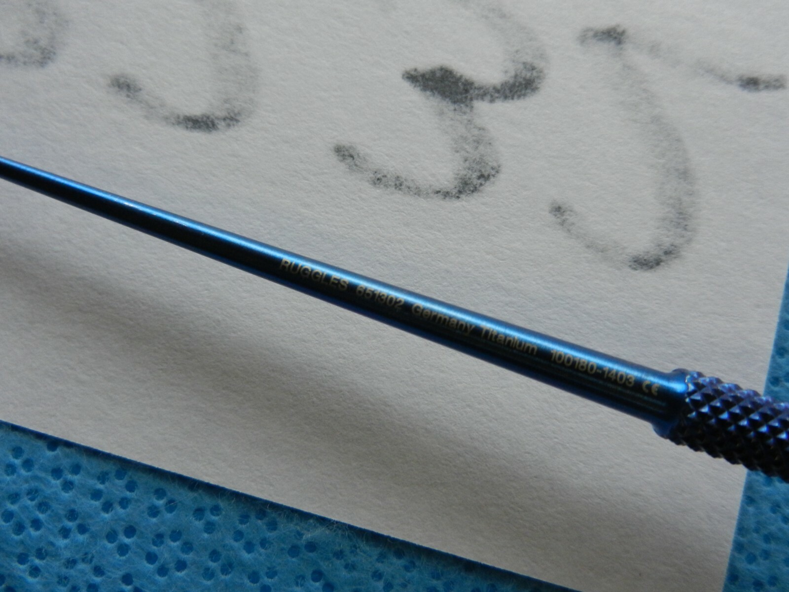 D2232 Ruggles Surgical Titanium 3mm Ball Tipped Probe 651302