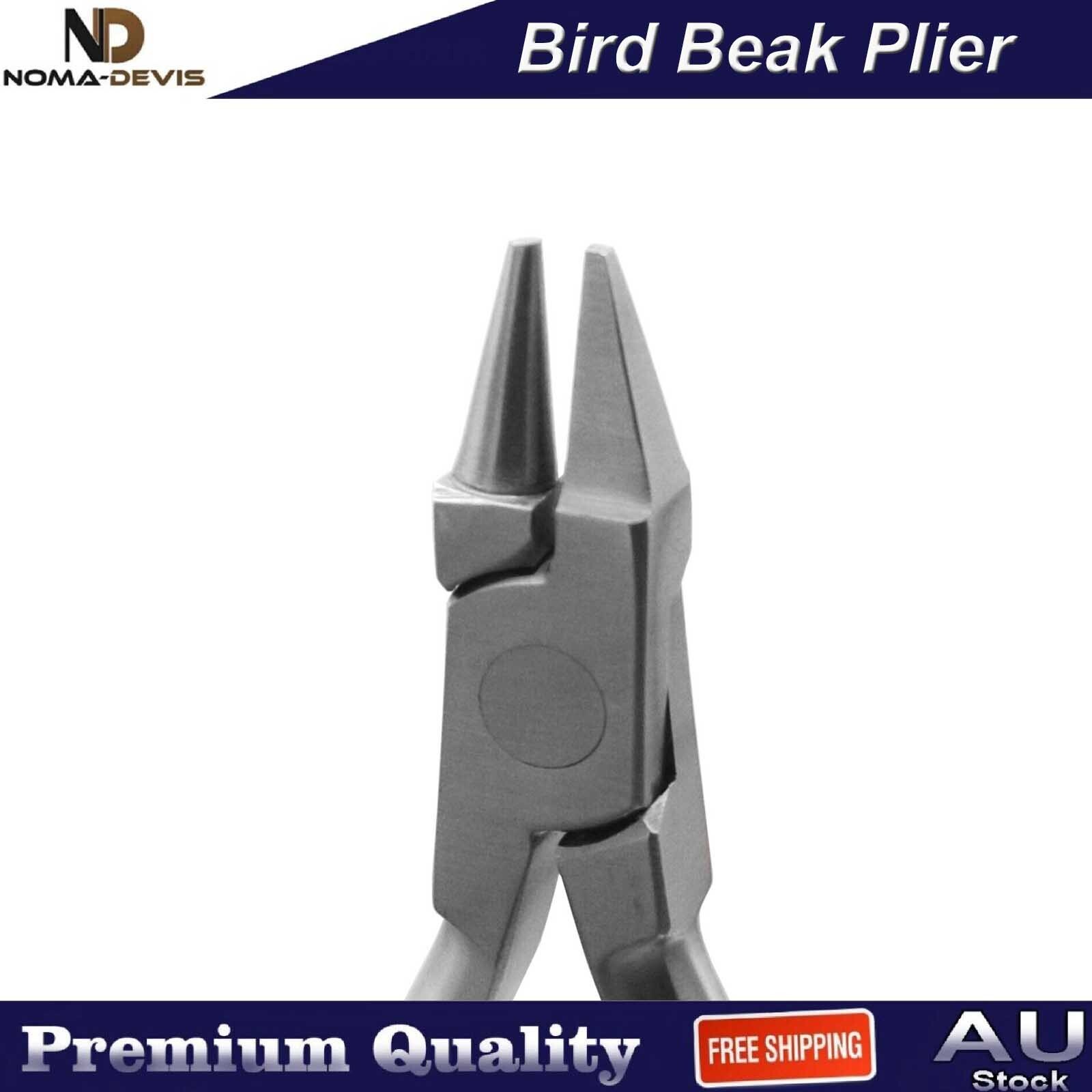 Light Wire Bird Beak Plier Orthodontic Wire Bending Loop Forming Dental Lab Tool