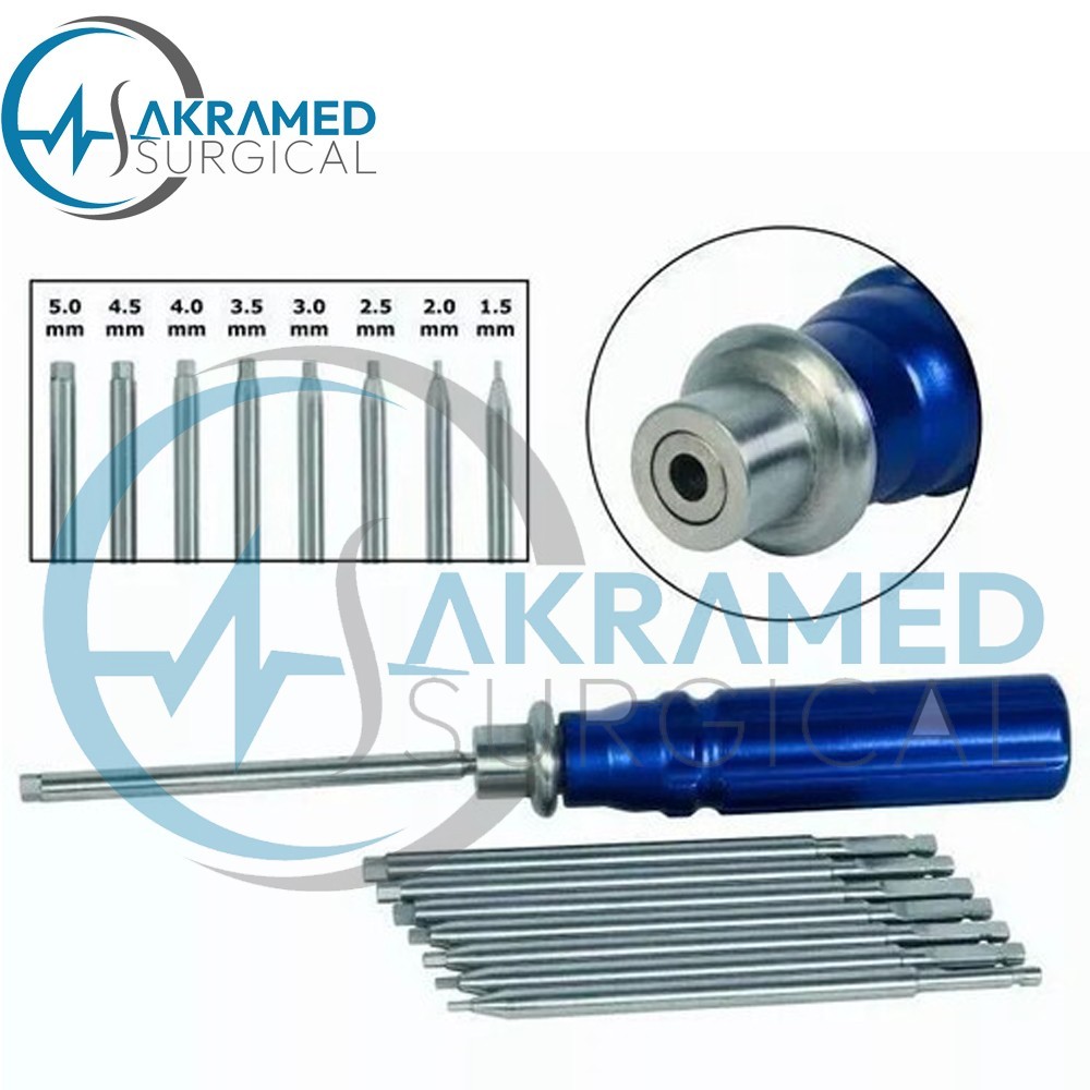 Orthopedic Bone Screwdriver Set With Quick Coupling Handle Surgical Instruments