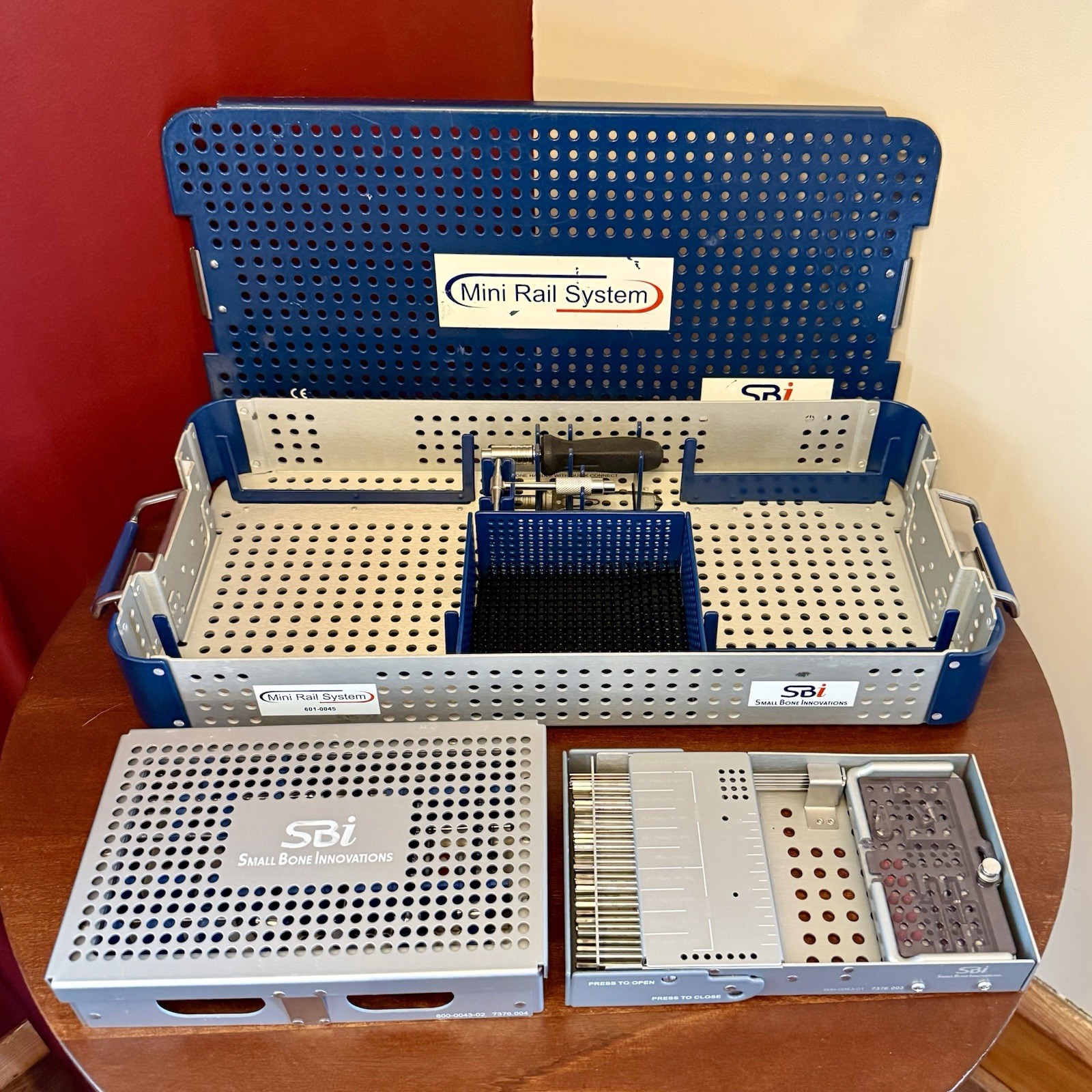 SBI Mini Rail 601-0045 External Fixator For Foot And Ankle Surgery Complete Set
