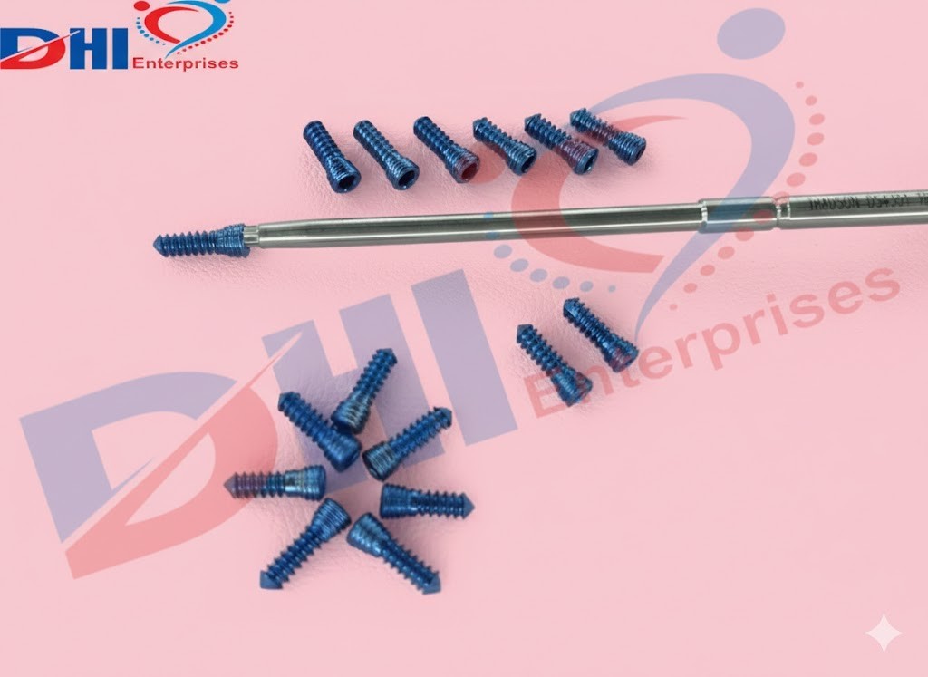 2.4 mm Safety Locking Screws Self Tapping,Titanium Grade 5 Set of 110 Picecs