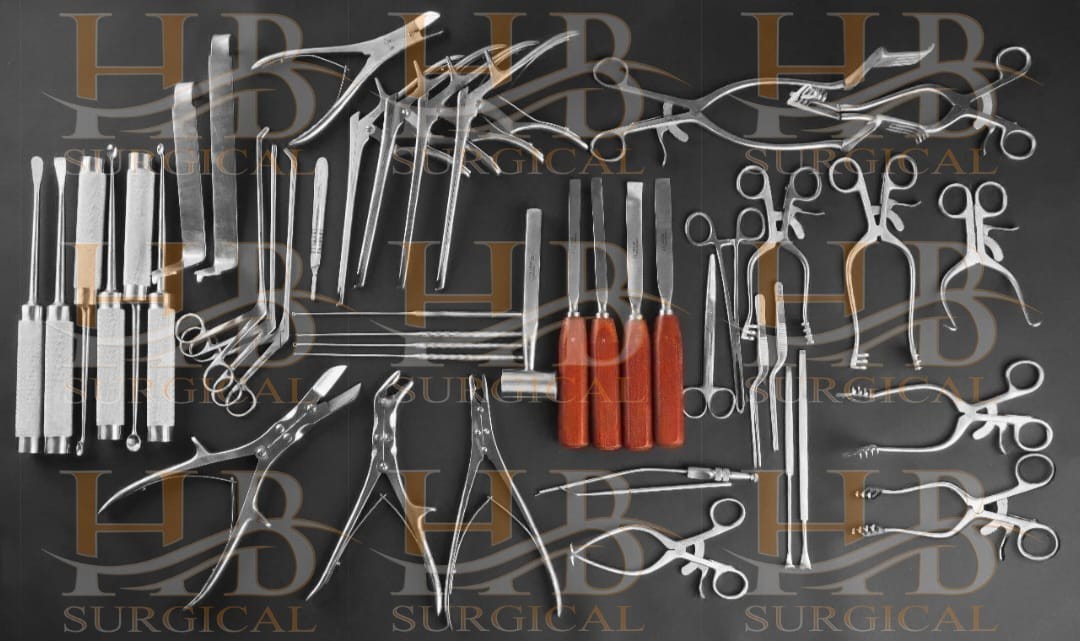 Spine Laminectomy Set 45 Pcs Complete Orthopedic Surgical Instruments set