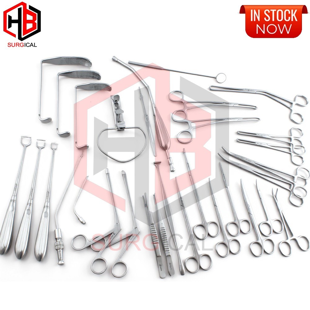 Tonsil & Adenoid Tray 30 Pcs Set Surgical Instruments