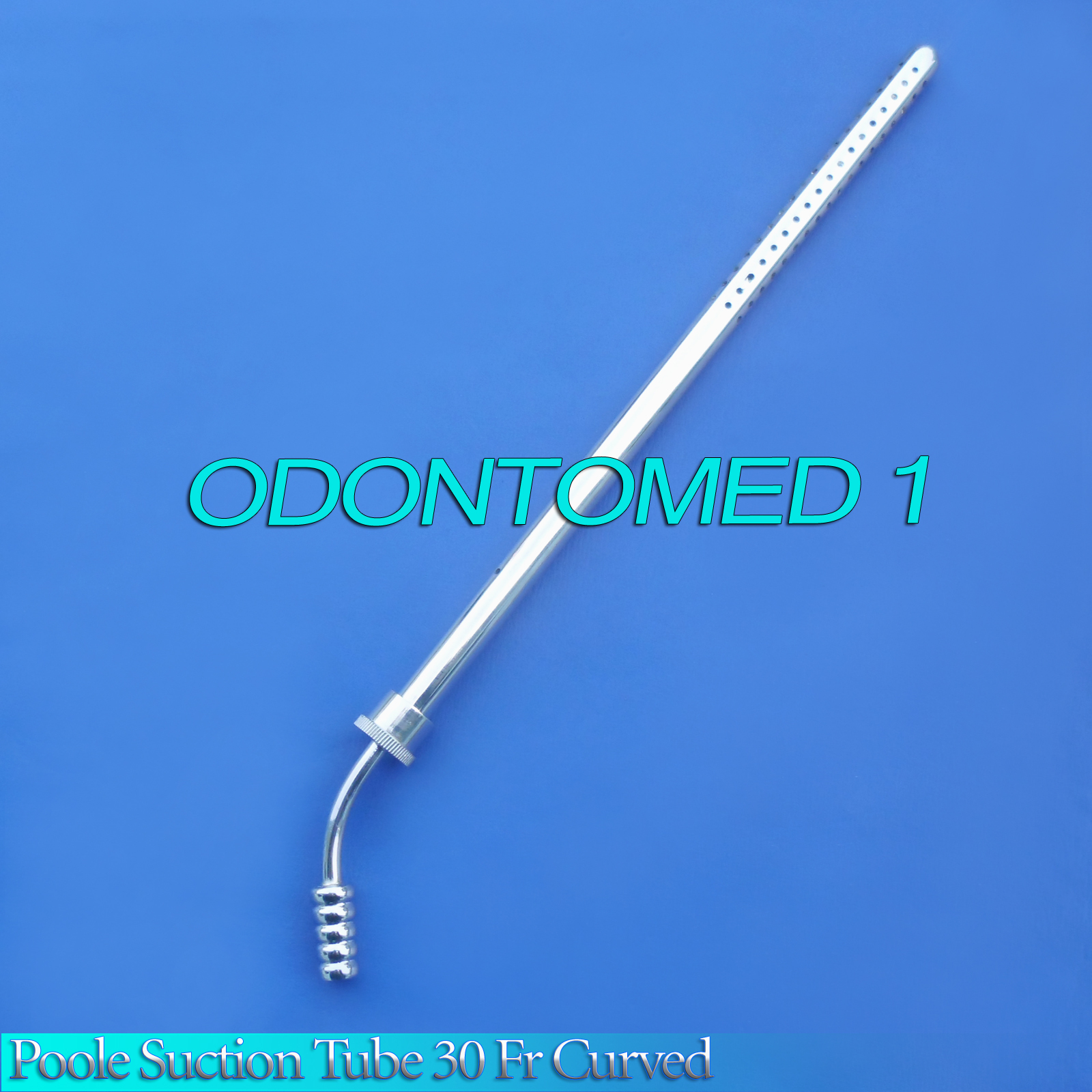 POOLE Suction Tube 30 Fr. CURVED Surgical Instruments