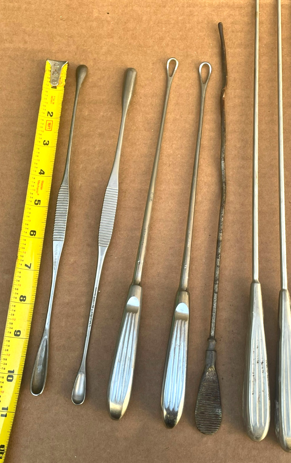 Assorted V-Mueller Curetts Instruments (Lot of 9)