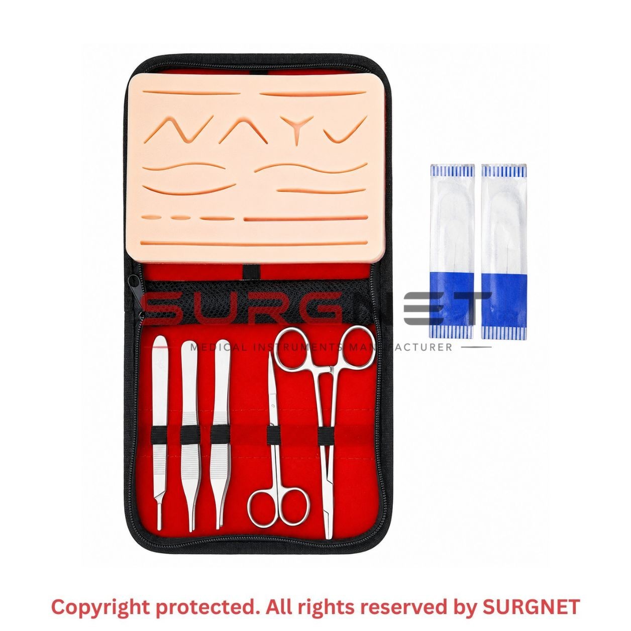 5pcs Surgical Medical Student Suture Set Kit Stainless Steel surgical set