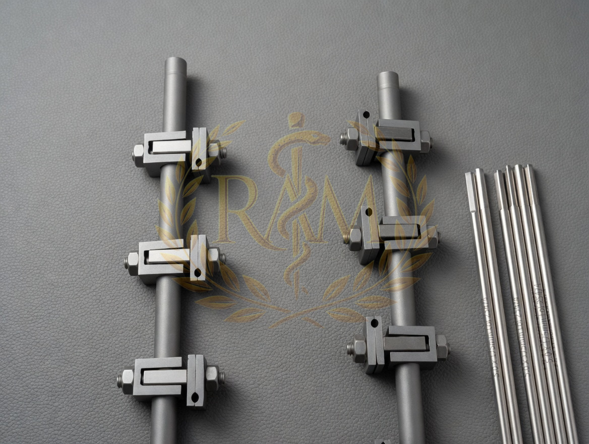 AO External Fixator 2 Sets 4.5 Tibia and 5.0 Femur Orthopedic