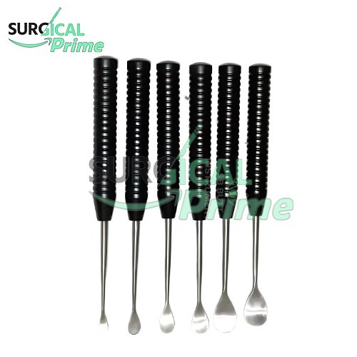 Cobb Elevator Set Spine Surgical orthopedic instruments set of 6 pcs black color