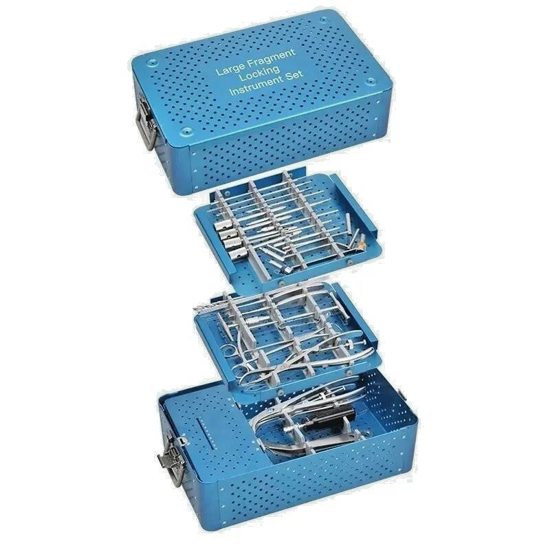 Large Fragment Locking Instrument Set , Screw Tray Orthopedic Surgical Traum
