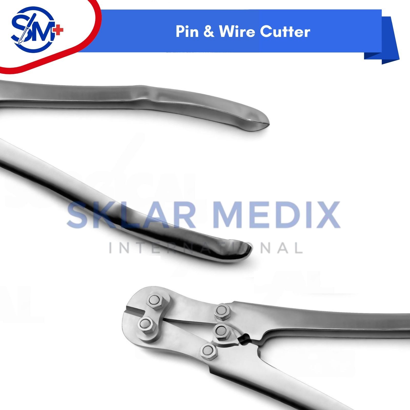 Double Action Pin & Wire Cutter 15″ Orthopedic Surgical Instruments German Grade