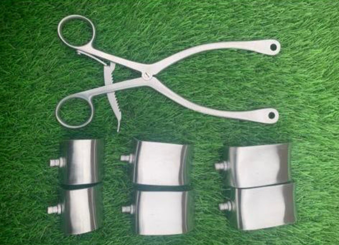 Kolbel Retractor Complete Set With 6 Blades,Surgical Orthopedic Retractor