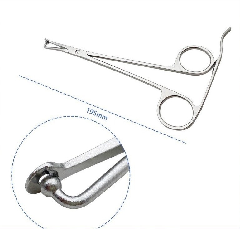 Plate Holding Forceps with Snap Design Lock Veterinary Surgical Instruments New
