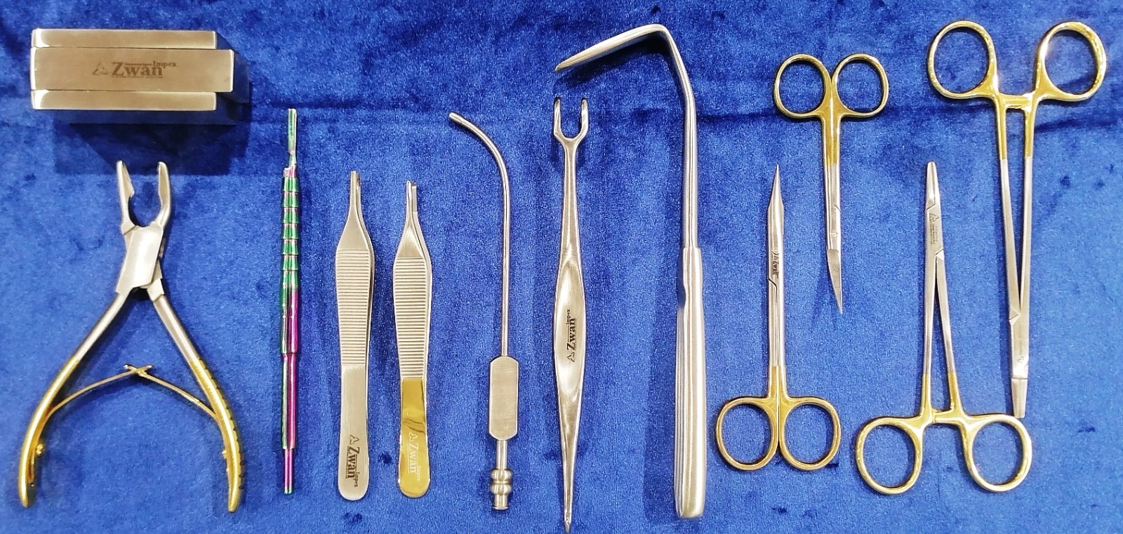 Advanced Rhinoplasty Nose Plastic Surgery Instruments Scis NH Retr Rong TF 12pcs