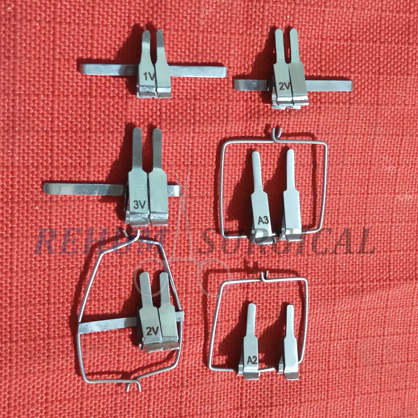 Vessel Clamps Sets For Acland Micro Surgery Plastic Surgery & Neurosurgery