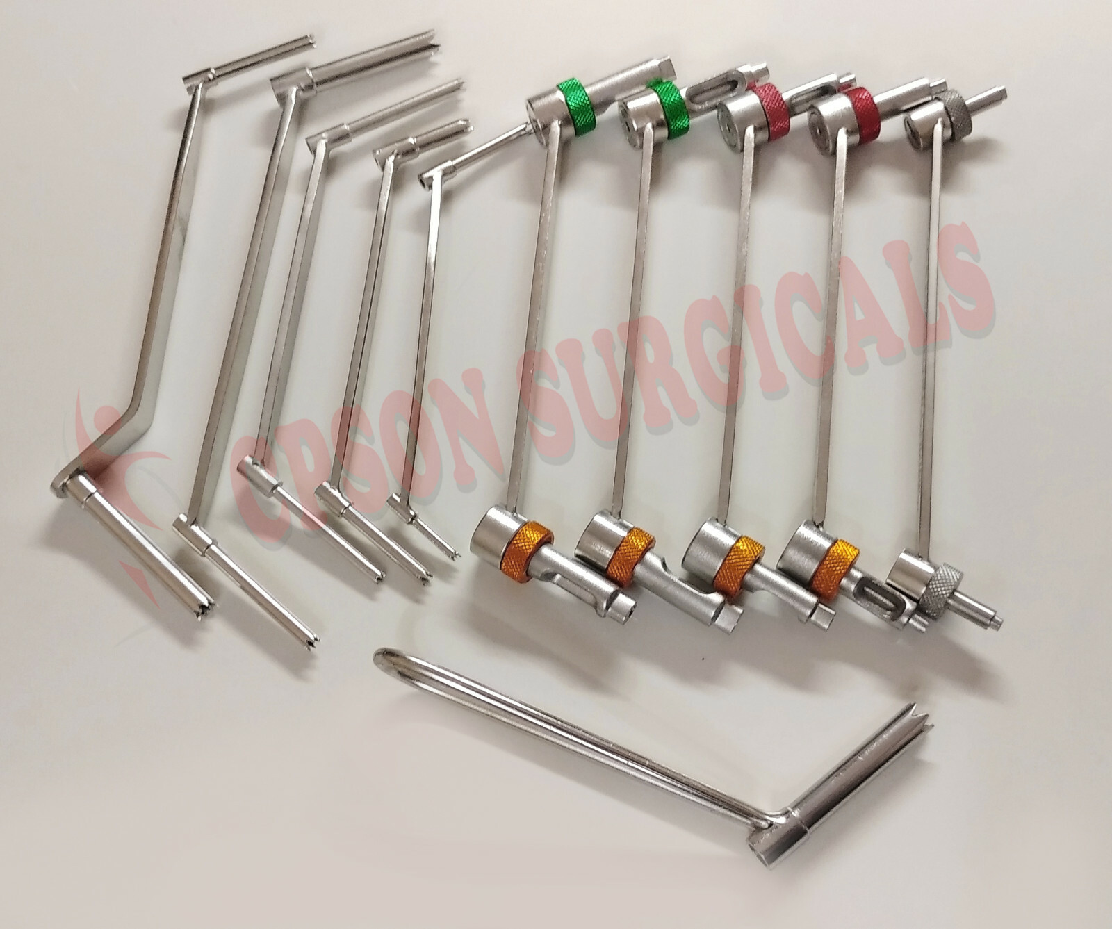 Drill Guide & Tap Sleeve Loaded Screws Neutral 10pcs Orthopedic SS Inmstrument