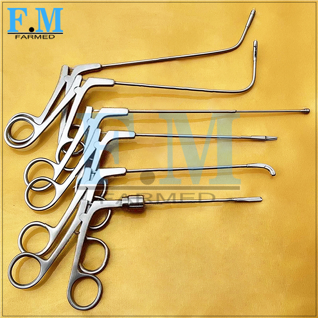 Fess Instruments Set, Endoscopic Sinus Surgery 6 Pcs ENT Instrument Set
