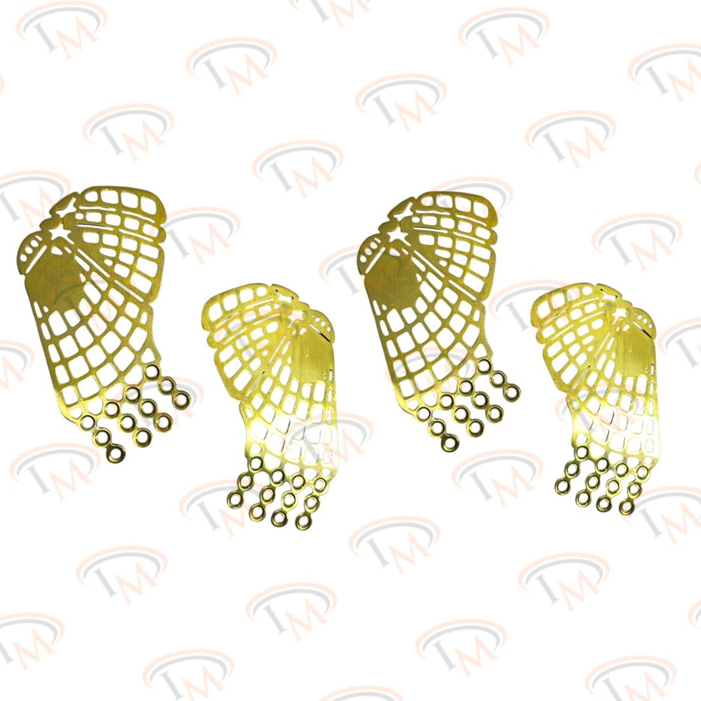 Orbital Floor (Eye) Mesh Plates Titanium Left , Right 4 Pcs