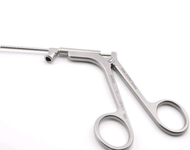 KARLSTORZ 653000 Heuwieser Antrum Grasping Forceps Fixed Jaw Curved Down 90° ENT