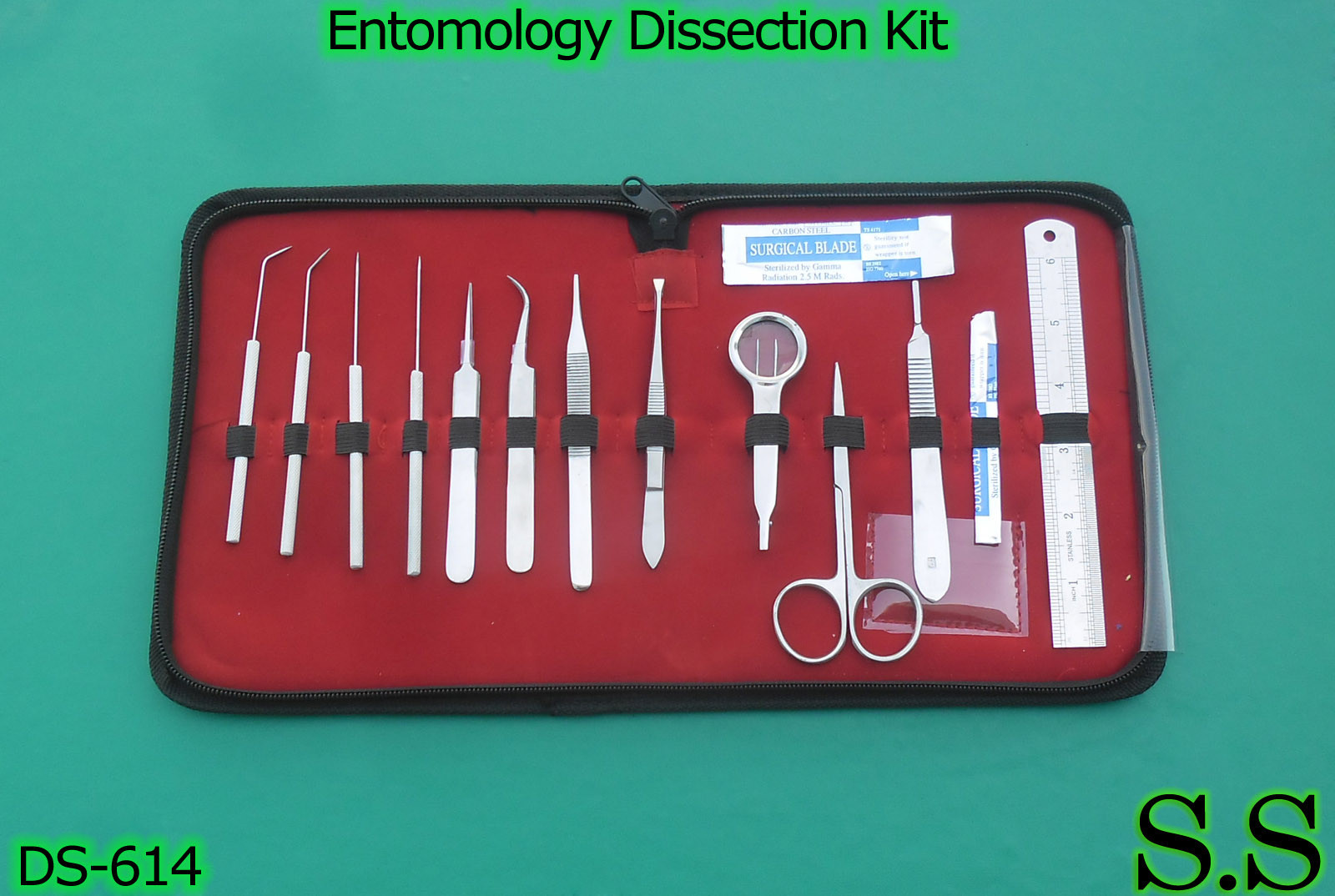 Entomology Dissection Kit Surgical Instruments,DS-614