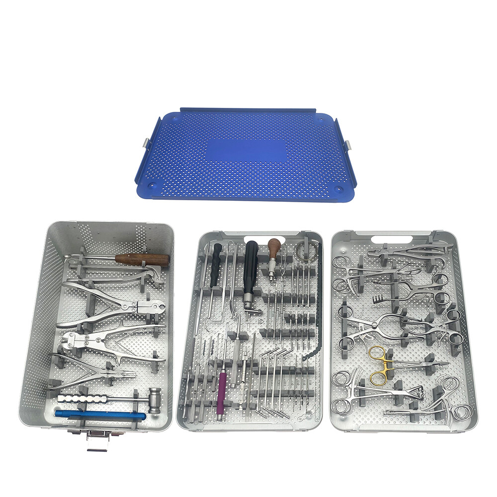Orthopedic Locking Plate Surgical Instrument Kit For Small Animal Bone Surgery