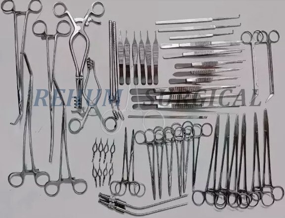52 pcs Set Vascular Surgery Surgical Specialty Surgical Instruments Set
