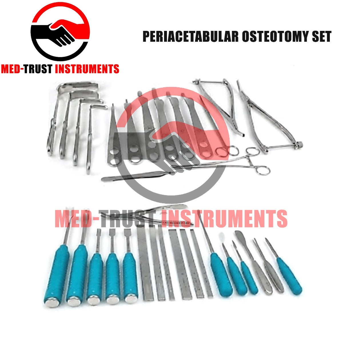 Periacetabular Osteotomy Orthopedic Instruments Set
