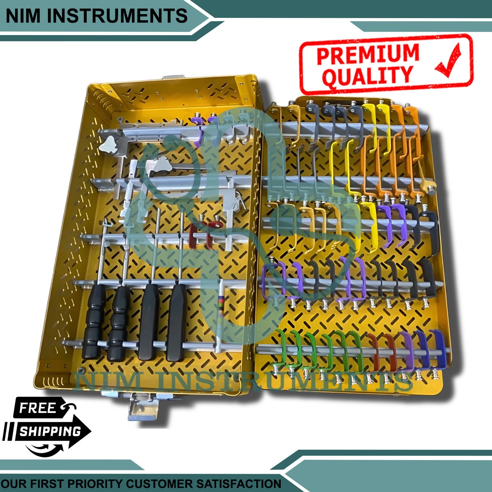 TrimLine Cervical Retractor Spine Surgery Instrument Complete System Set