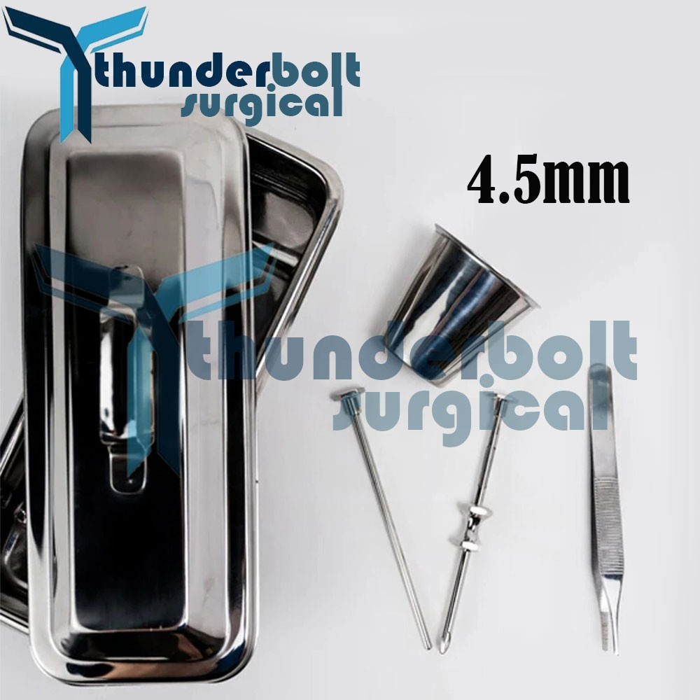 4.5MM STAINLESS STEEL REUSABLE AUTOCLAVE TROCAR SET