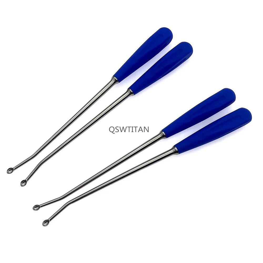 Bone Curette UBE Left Right Stainless Steel Orthopedic Surgical Instruments 1pc
