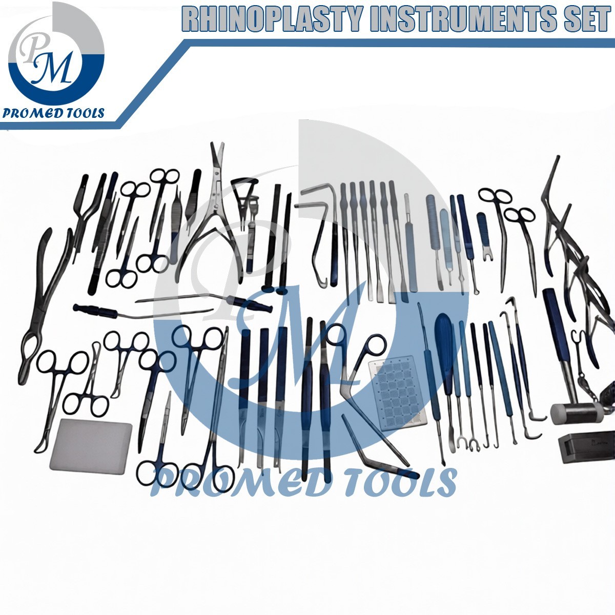 New Rhinoplasty Instruments Set Titanium Coated Nose Surgery Quality With Box