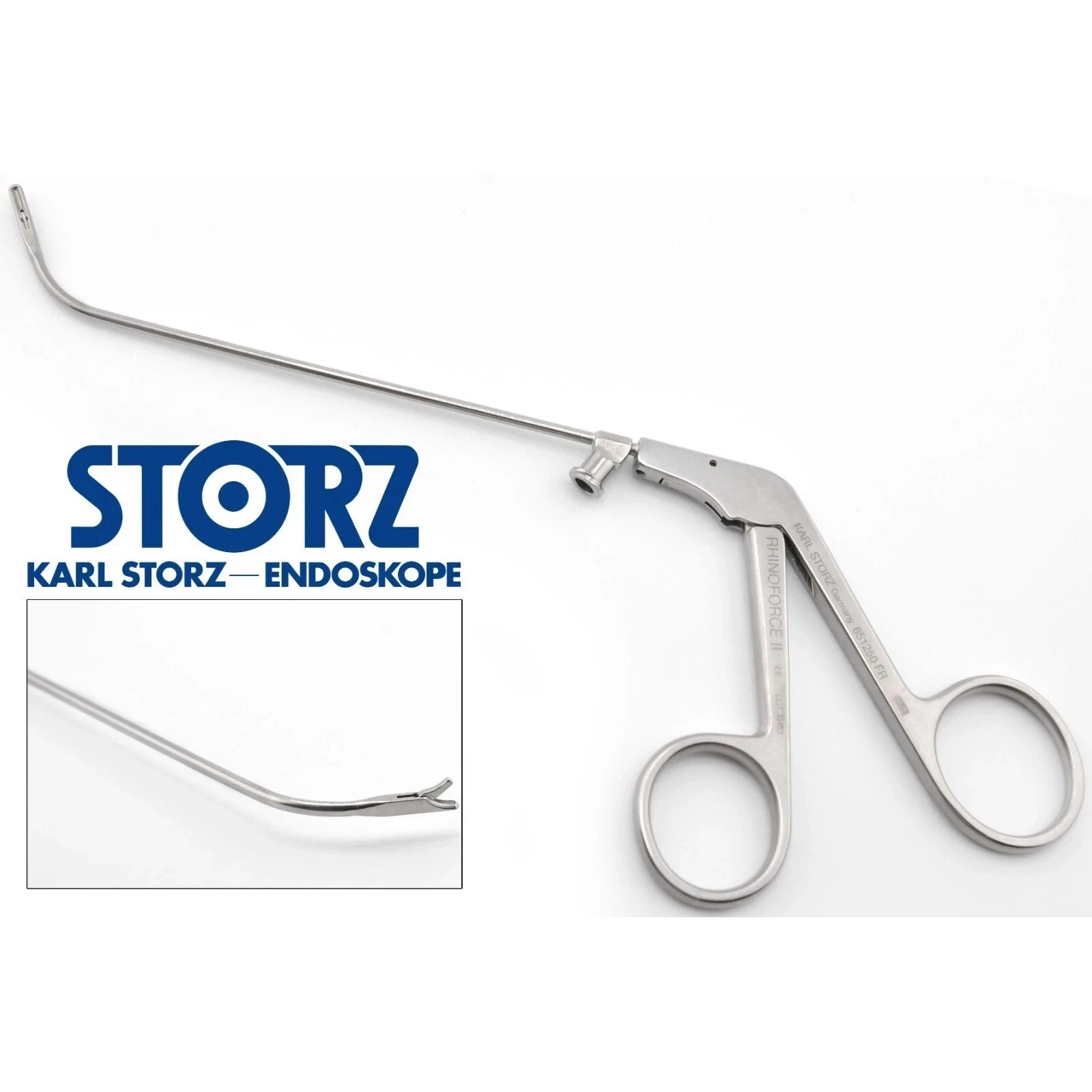 KARL STORZ 651250FR Rhinoforce II KUHN 60° Sinus Punch Right Side 1x3mm Bite 6″