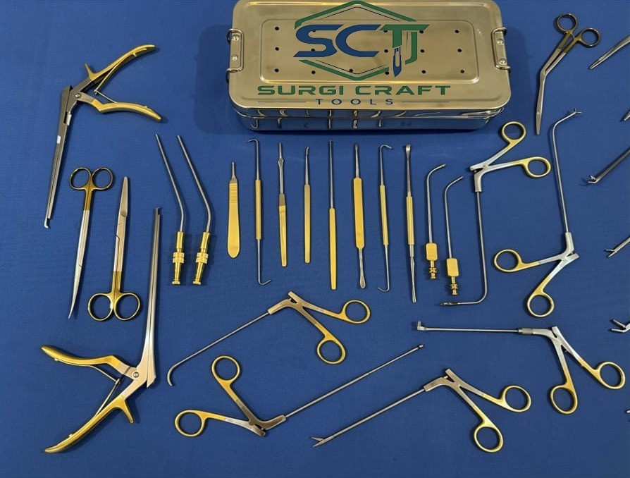 Fess Instruments Set Endoscopic Sinus Surgery A+German Steel ENT Instruments Set