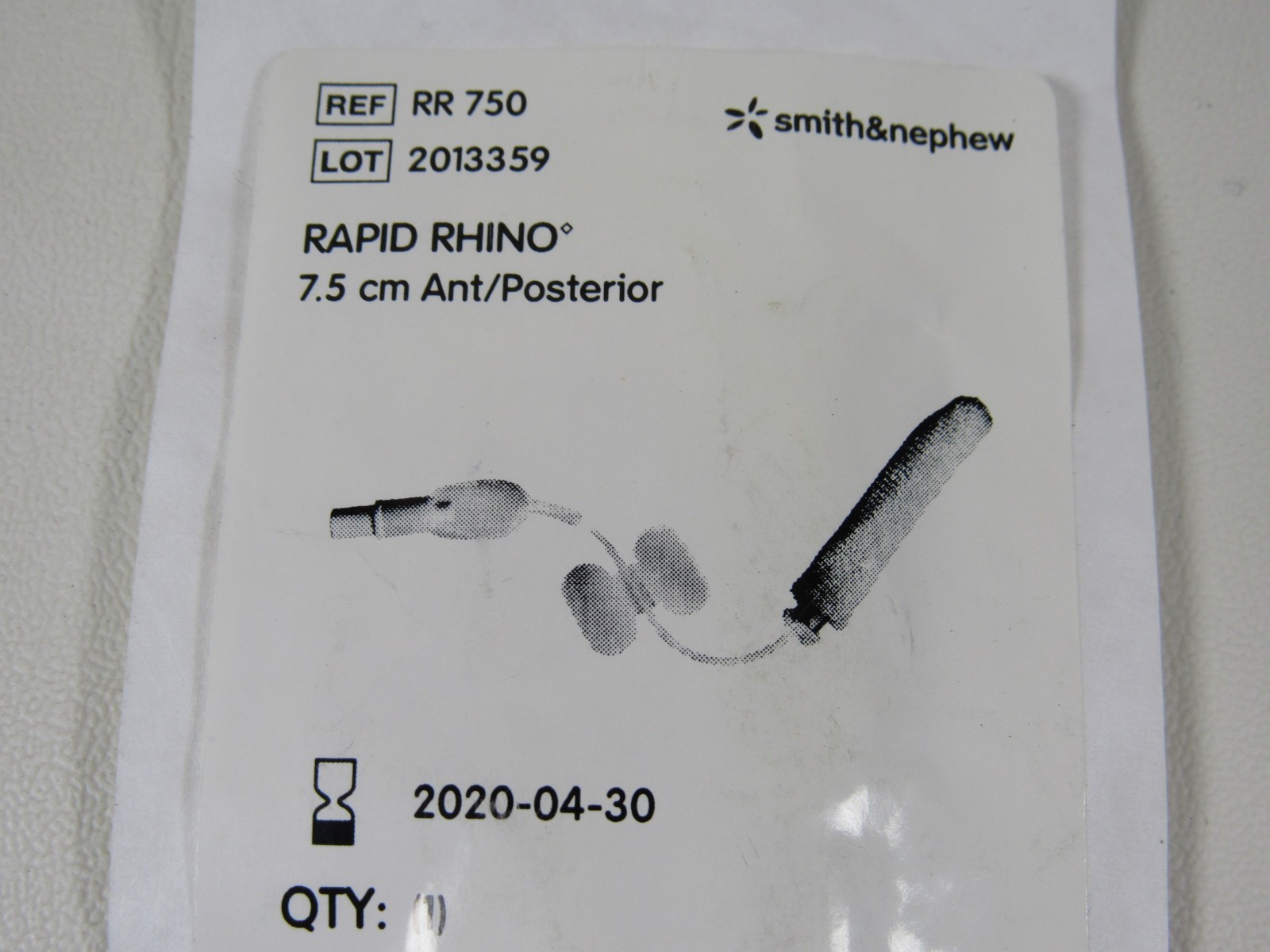 Smith & Nephew RR750 Rapid Rhino 7.5cm Anterior for TRAINING Lot of 4