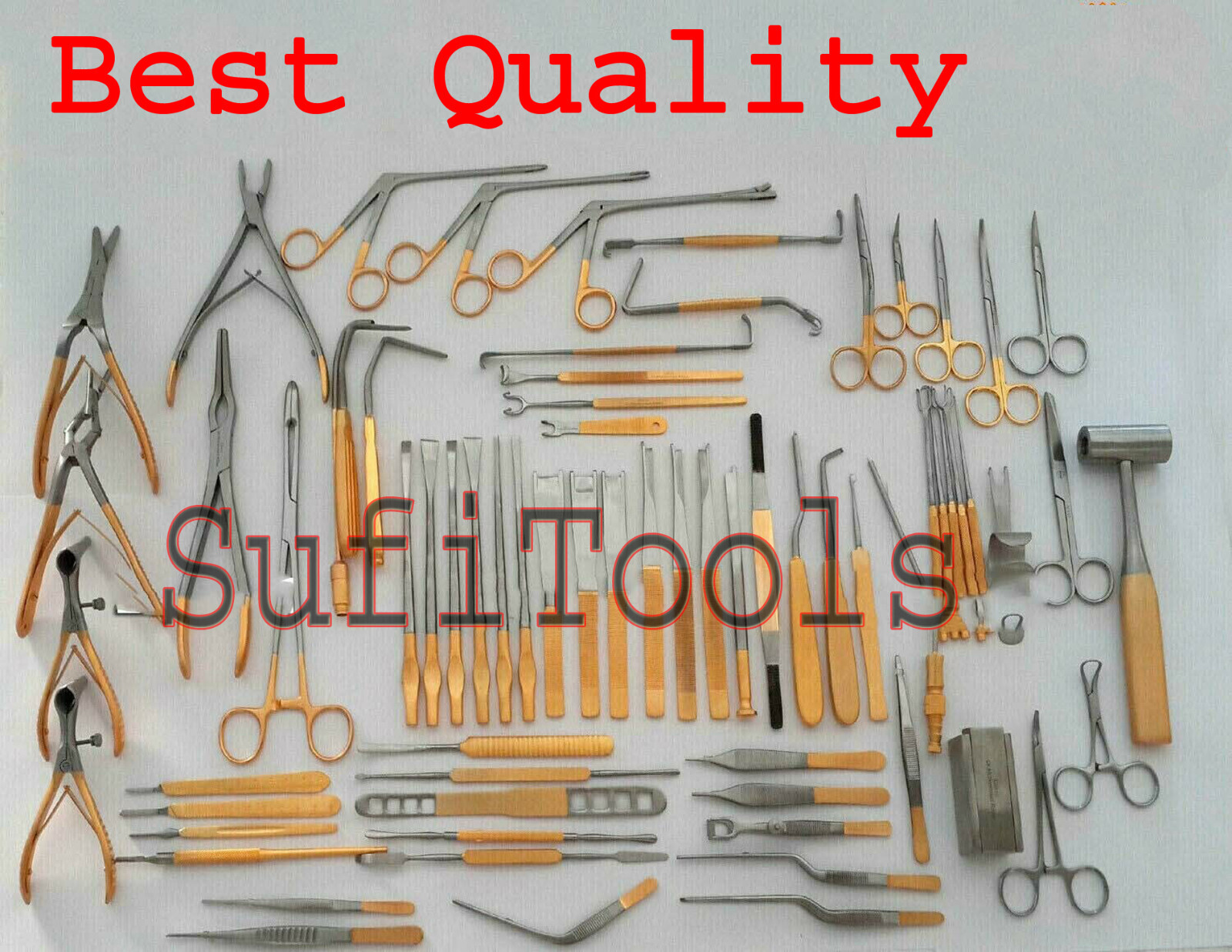 Major Rhinoplasty Instruments Kit Of 82 PCS, Nose & Plastic Surgery Instruments