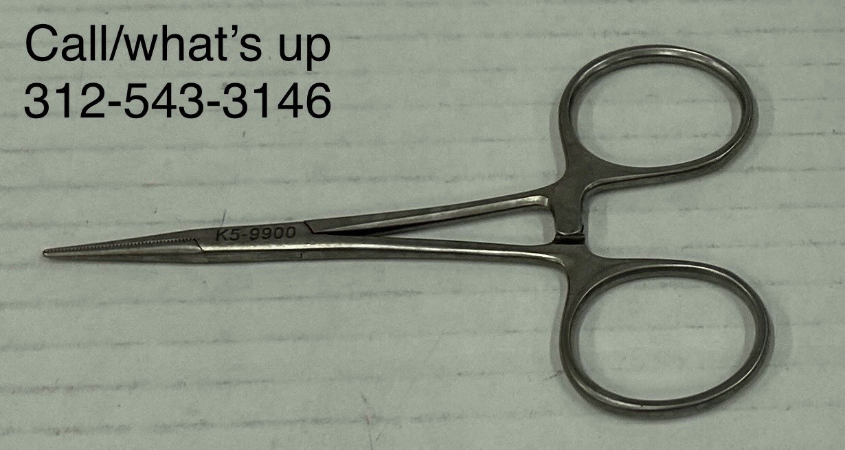 E5714 Katena K5-9900 Straight Extra Delicate Mosquito Forceps 9.5cm Length
