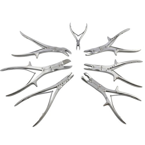 Bone Ronguers and plaster shear 7 PCs Set Orthopedic Surgical Instruments