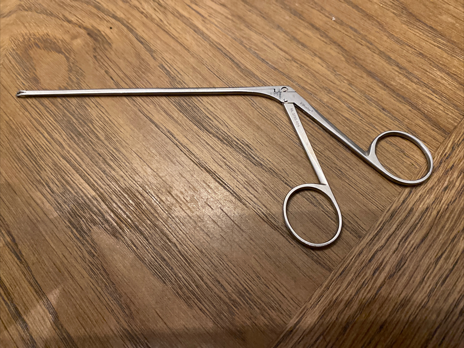 V. Mueller Surgical Orthopedic 1mm Rhoton Cup Forceps Ref# NL3785-024