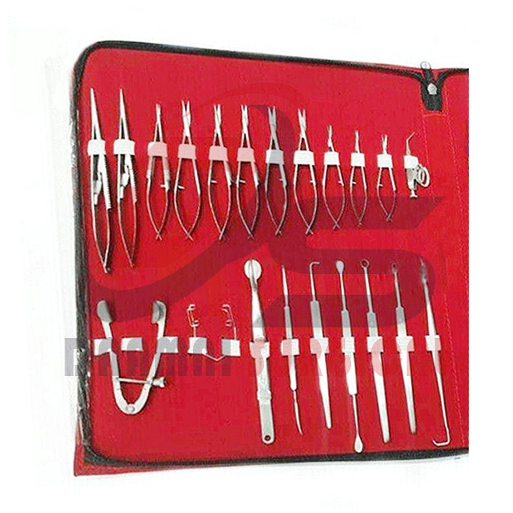 Ophthalmic Eye Micro Surgery 46Pcs Surgical Instruments Set Complete Surgery Kit